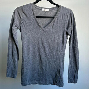 Forever 21 Basic Long Sleeve Gray Shirt | Long Sleeve Shirt | Gray Shirt